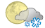 Bewölkt mit Schneeschauern