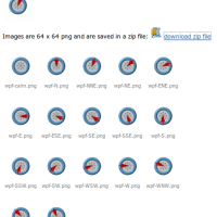 Windanzeige Icons automatisch generieren